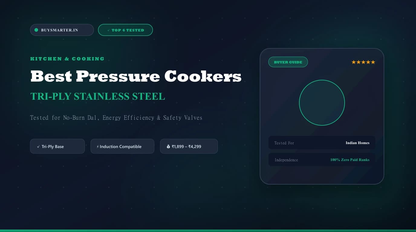 Best Pressure Cookers India 2026: Top 6 Ranked & Tested